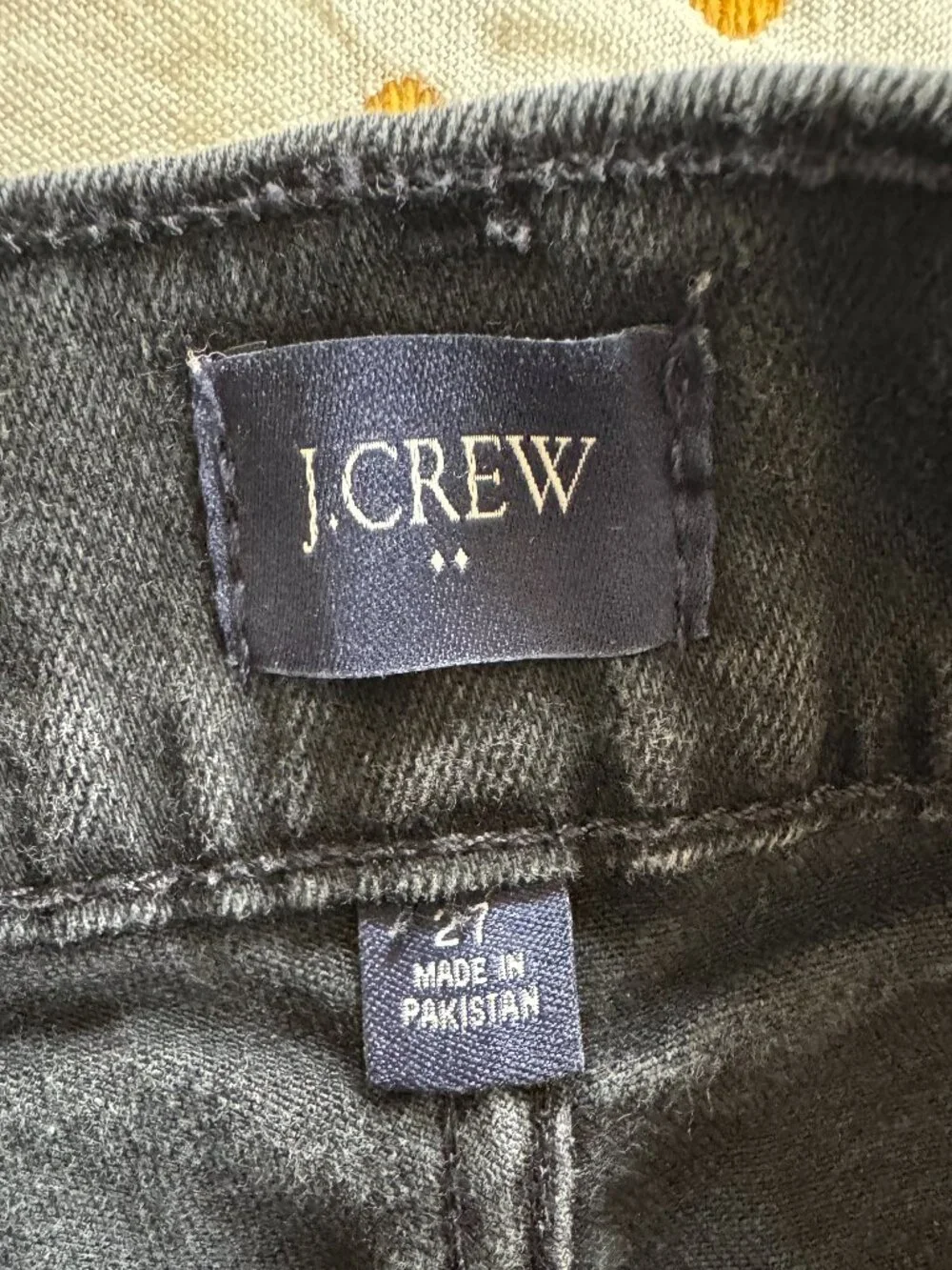 J. Crew Black Denim Shorts